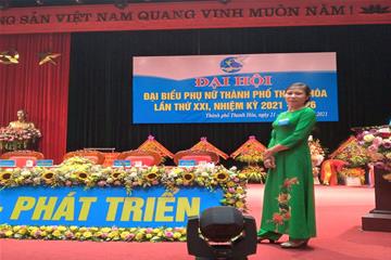 Nữ công nhân Tiến Nông tham gia Đại hội Đại biểu phụ nữ Thành phố Thanh Hoá