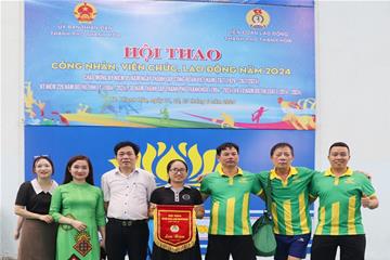 Tiến Nông tham gia Hội thao công nhân, viên chức, lao động thành phố Thanh Hóa lần thứ VI năm 2024