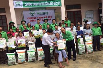 Tiến Nông chung tay hỗ trợ đồng bào lũ lụt tại Thanh Hoá